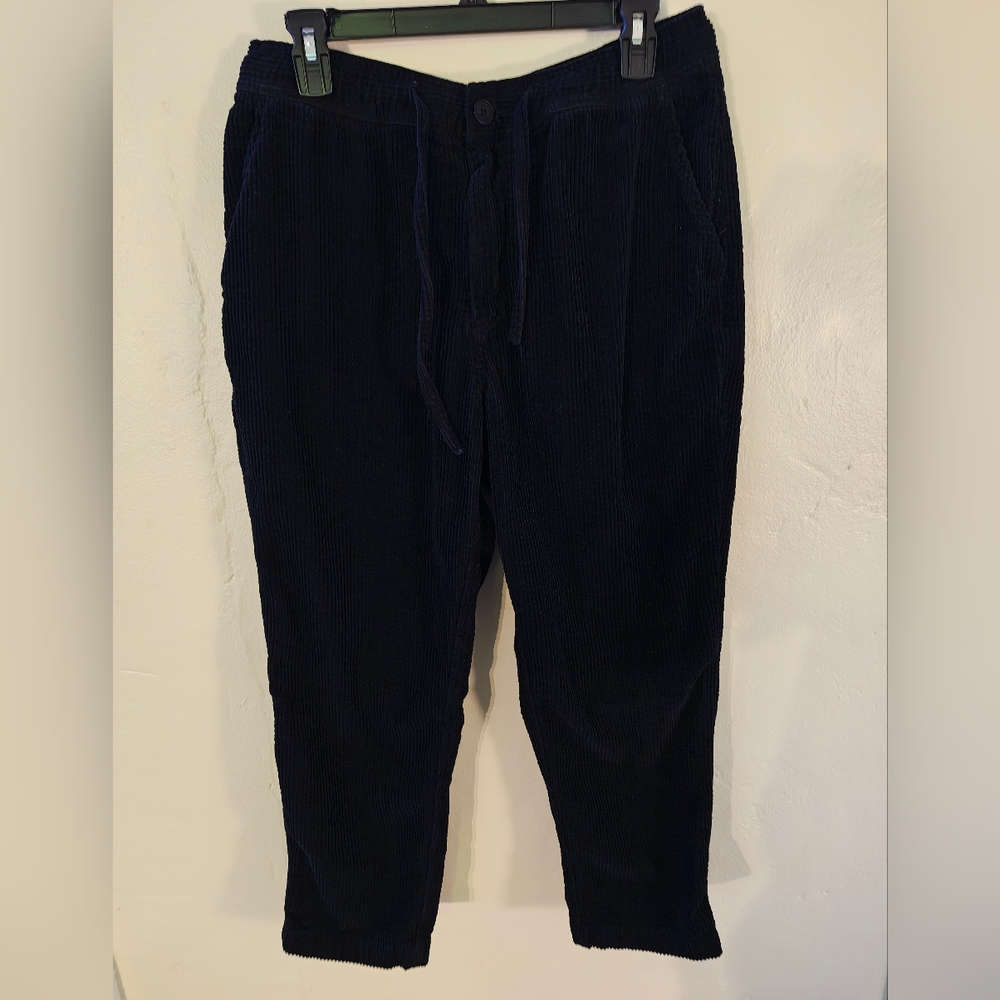 Wax London Kurt Trouser - Navy Corduroy - Picture 3 of 7